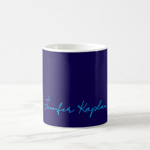 Mug Écriture manuscrite minimaliste classique professi