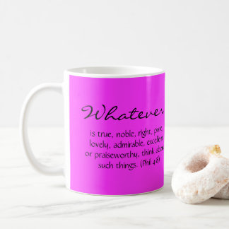 Mug Écriture rose
