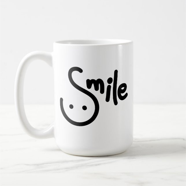 Mug Écriture sourire (Gauche)