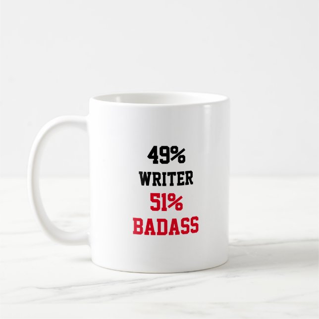 Mug Écrivain Badass (Gauche)