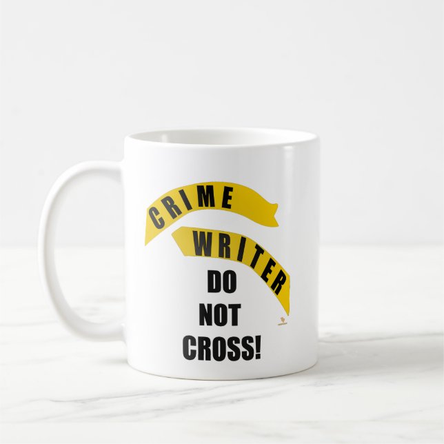 Mug Écrivain de crime Aucun croisement Genre Auteur Hu (Gauche)