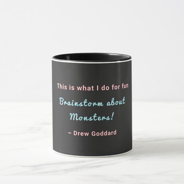 Mug Écrivain d'horreur personnalisé (Centre)