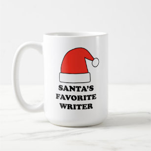 Mug Écrivain préféré du Père Noël personnalisé