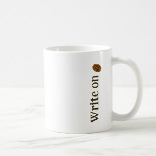 Mug Écrivez avec les écrivains romanciers auteurs grai