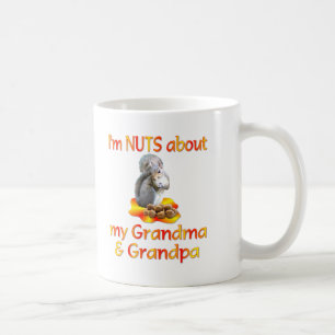 Mug Écrous au sujet de grand-maman et de grand-papa