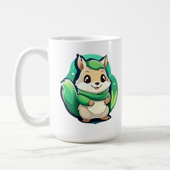Mug Écureuil animal adorable (Gauche)