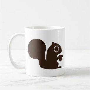 Mug Écureuil avec Noix Faune forestière mignonne