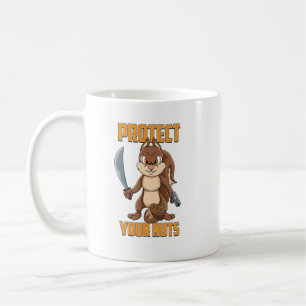 Mug Écureuil cool Protégez vos noix Chasseurs d'écureu
