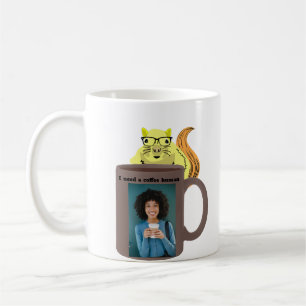 Mug Écureuil coquin #419 Café humain