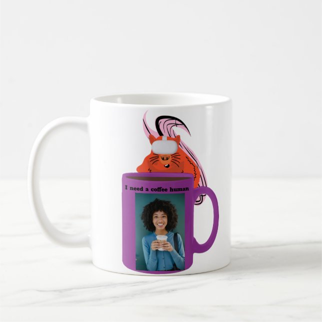 Mug Écureuil coquin #469 Café humain (Gauche)