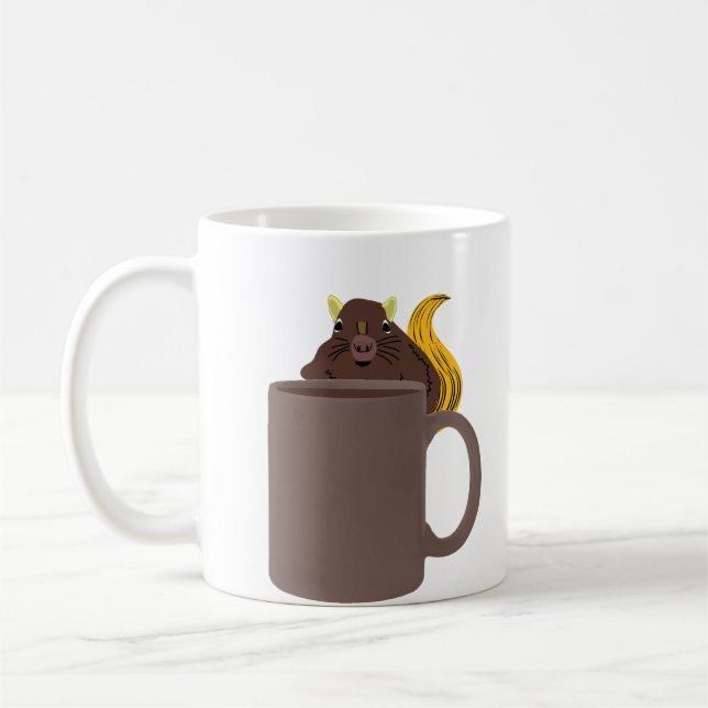 Mug Écureuil coquin #93 (Gauche)