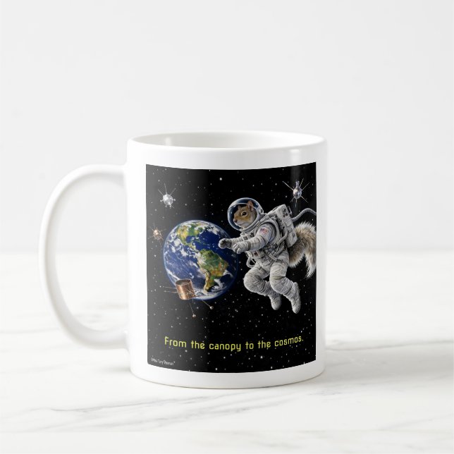 Mug Écureuil dans l'espace (Gauche)