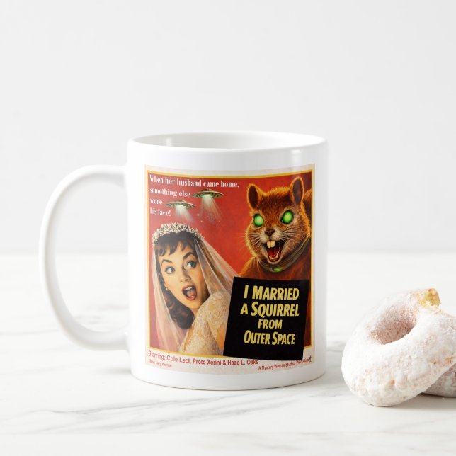 Mug Écureuil de l'espace (Avec donut)