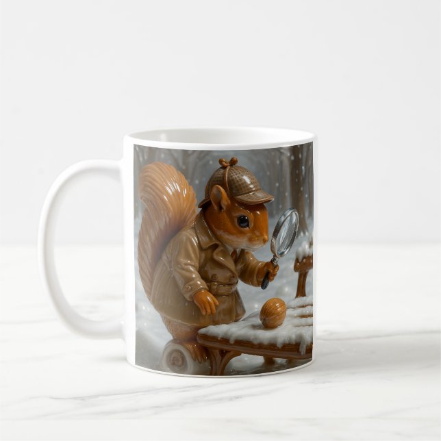 Mug Écureuil détective (Gauche)