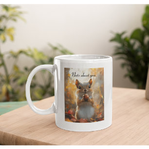 Mug Écureuil drôle fou de vous peinture de la forêt