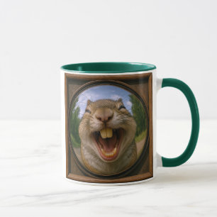 Mug écureuil effet miroir