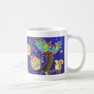 Mug écureuil et hiboux