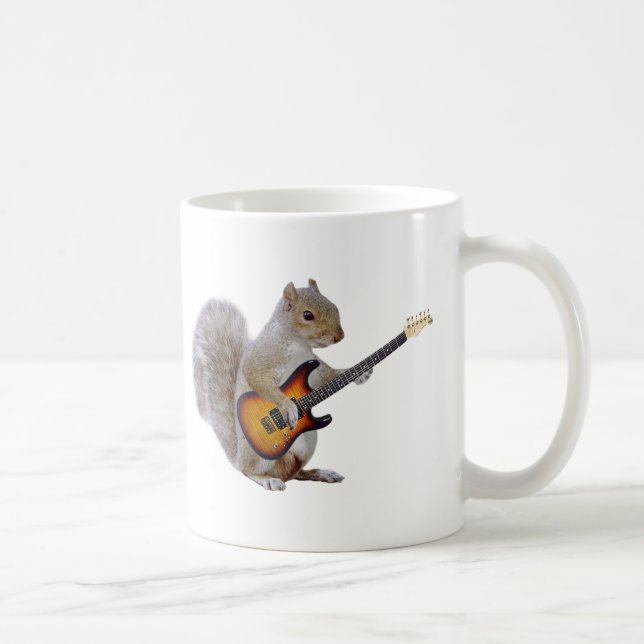 Mug Écureuil jouant la guitare (Droite)