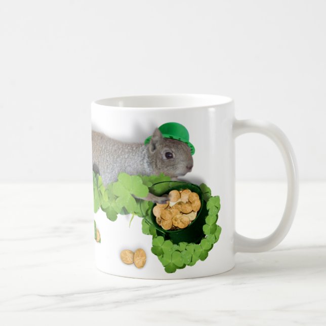 Mug Écureuil Lucky Avec Pot D'Or (Droite)