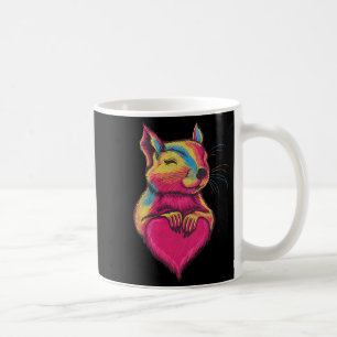 Mug Écureuil Mignon Arc-en-ciel Enlaçant la Saint-Vale