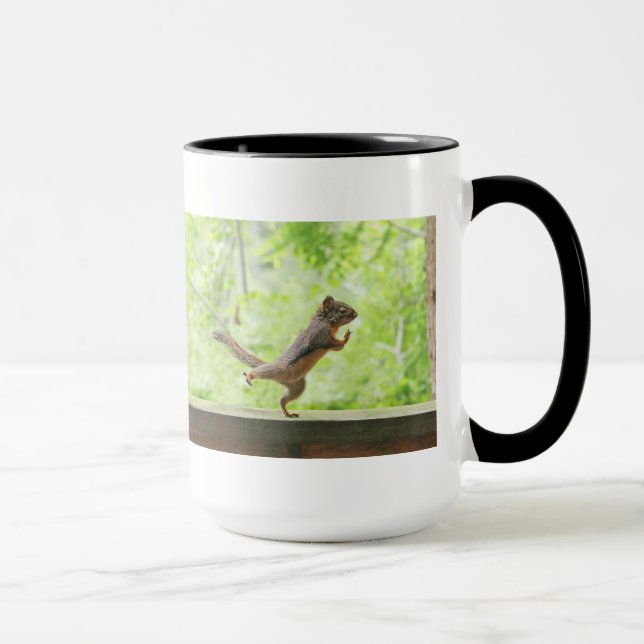 Mug Écureuil mignon faisant le Chi de Tai (Droite)