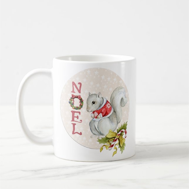 Mug Écureuil Noel (Gauche)