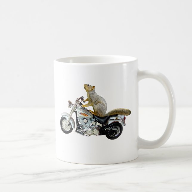 Mug Écureuil sur la moto (Droite)
