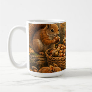 Mug Écureuils Adorables d'Automne Fête des Glands