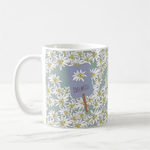 Mug Edelweiss Mignonne Main Illustré Le Son De La Musi