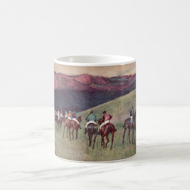 Mug Edgar Degas - chevaux de course formant 1894 (Centre)