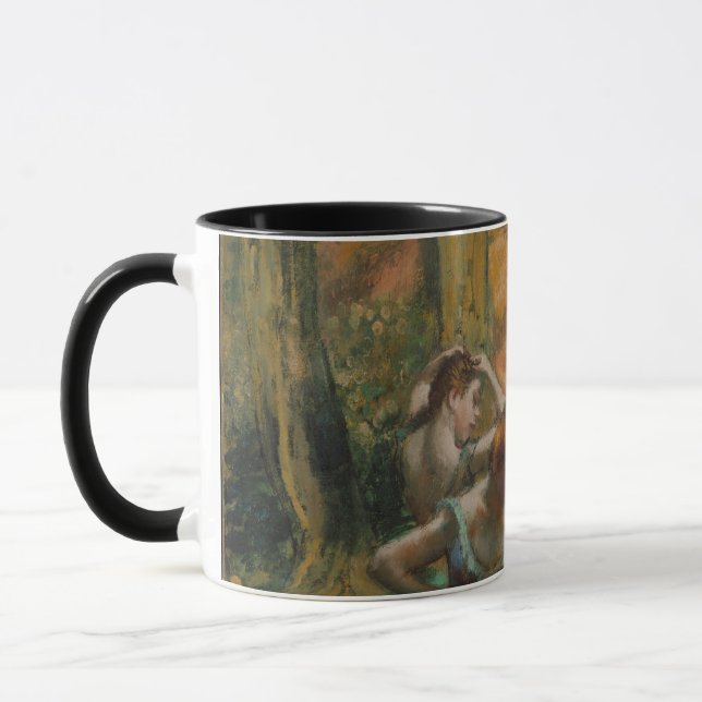Mug Edgar Degas Danseurs rose et vert (Gauche)