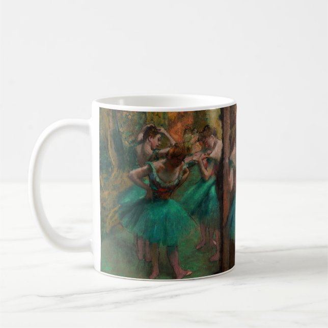 Mug Edgar Degas - Danseurs, rose et vert (Gauche)