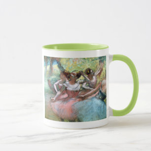 Mug Edgar Degas quatre ballerines sur l'étape