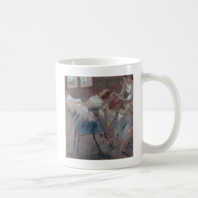 Mug Edgar Degas | trois danseurs se préparant à la (Droite)