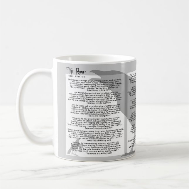 Mug Edgar Poe Le Corbeau (Gauche)