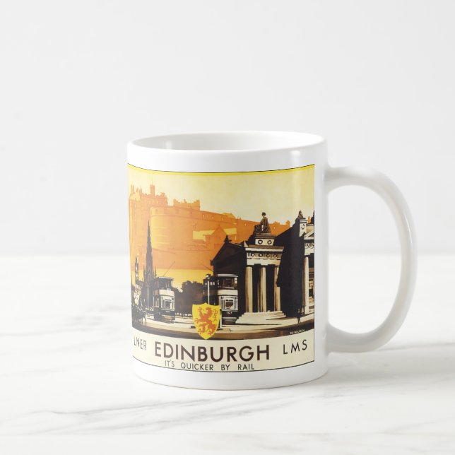 Mug Edimbourg par l'intermédiaire d'affiche de rail de (Droite)