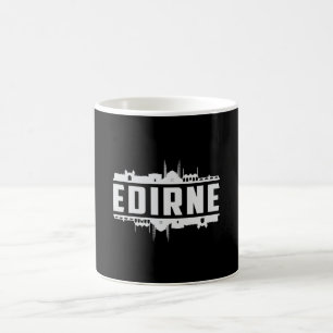 Mug Edirne Turkey City Skyline Cityscape Funny Cadeau