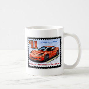 Mug Édition Corvette du carbone 2011 Z06