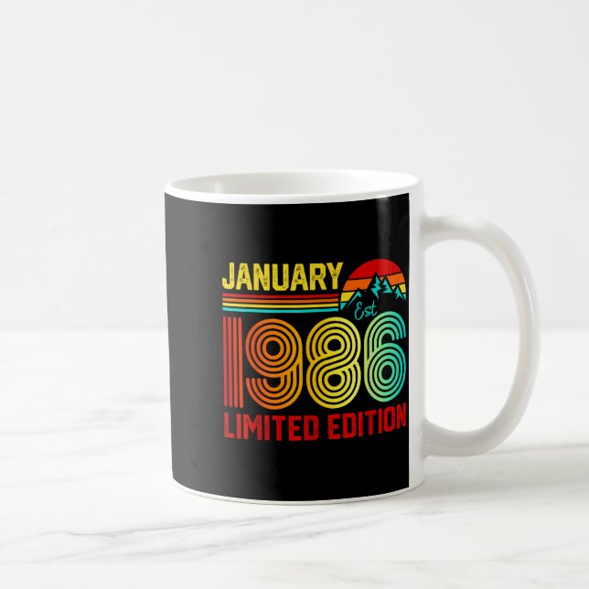 Mug Édition limitée janvier 1986 Rétro 40 ans 40t (Droite)