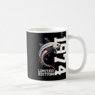 Mug Édition limitée pêche anniversaire pêcheur 1974 1