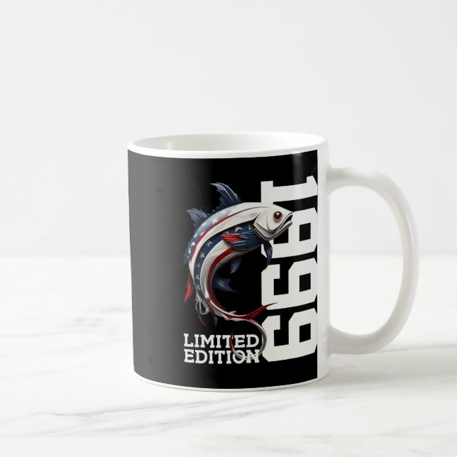 Mug Édition limitée pêche anniversaire pêcheur 1999  (Droite)