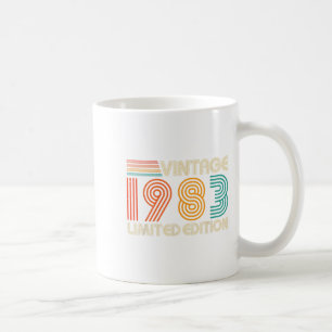Mug Édition limitée Vintage 1983 Clic 1983 Hommes Femm