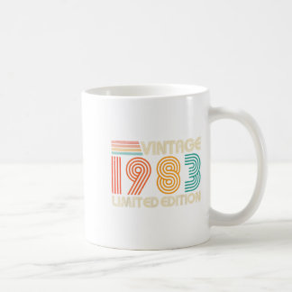 Mug Édition limitée Vintage 1983 Clic 1983 Hommes Femm