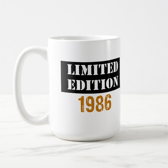 Mug Edition limitée vintage 1986 (Gauche)