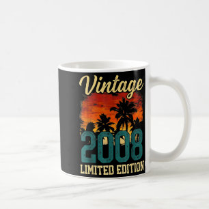 Mug Édition limitée Vintage 2008 18 ans 18e anniversai