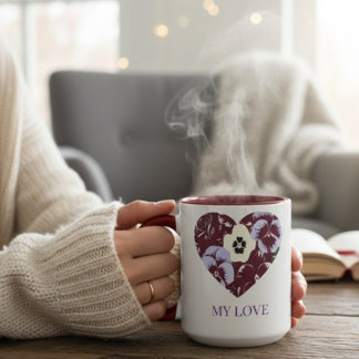 Mug Édition My Love – Cœur Violet
