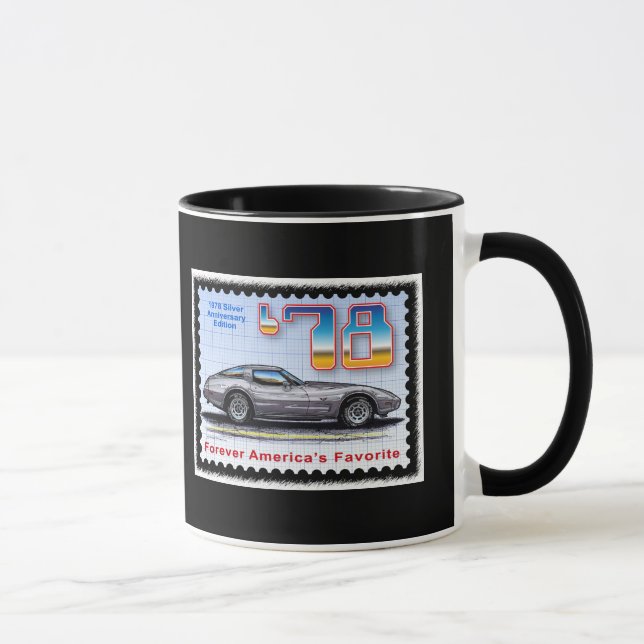 Mug Edition spéciale argentée Corvette de (Droite)