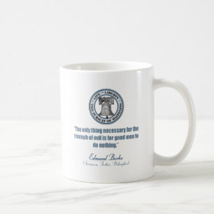 Mug Edmund Burke Citation (Good v Evil)