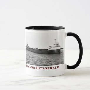 Mug Edmund Fitzgerald avec des noms d'équipage