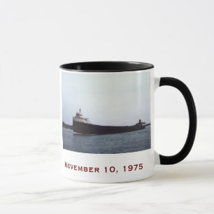 Mug Edmund Fitzgerald avec des noms d'équipage